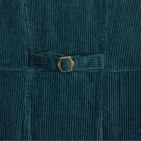 Vintage FADS 90s corduroy button up down long sleeve dress farm core 90s size 6 - Picture 8 of 12